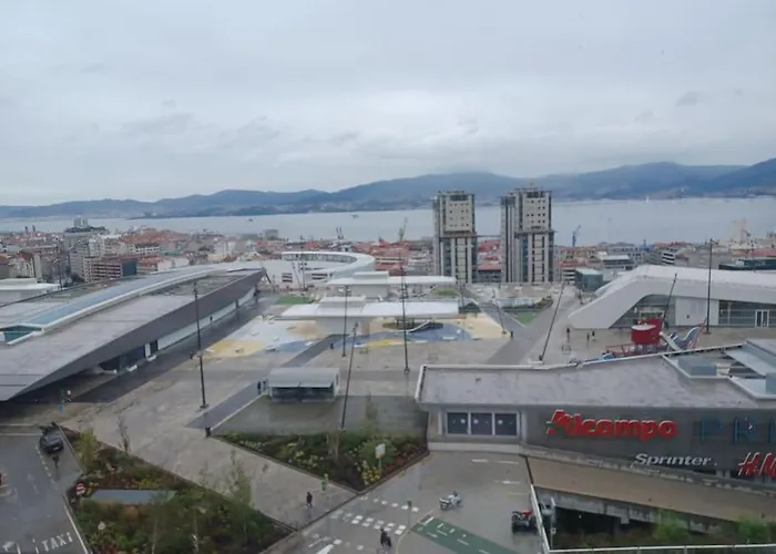 Apartmán En Piso Compartido Y Wc Compartido Cerca De Playa De Samil Vigo